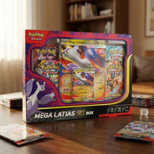 Megaevolução Pokémon Box Mega Latias EX Copag