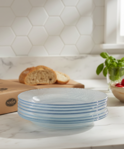 prato fundo de vidro temperado Nadir Figueiredo