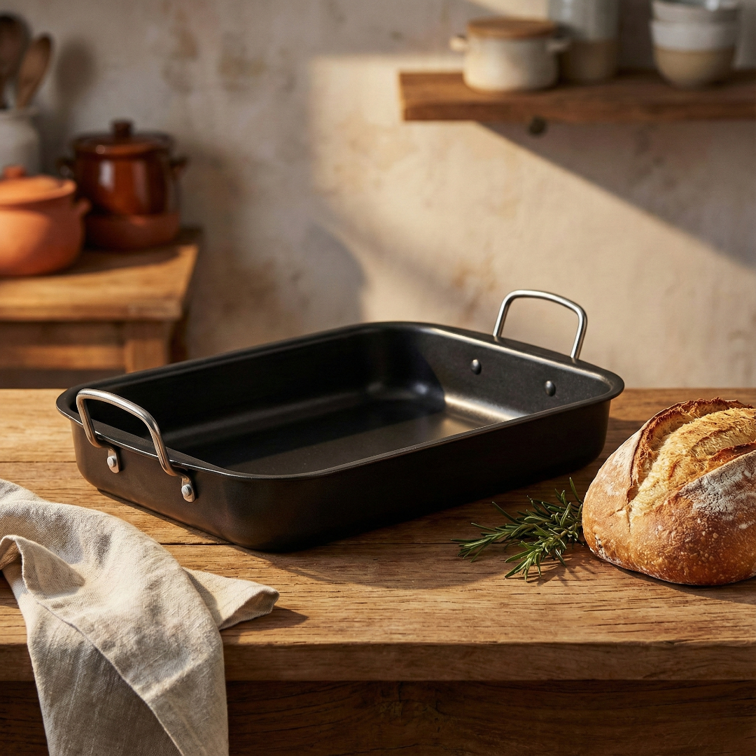 assadeira funda alumínio 40cm