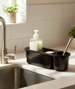 organizador plástico preto Plus