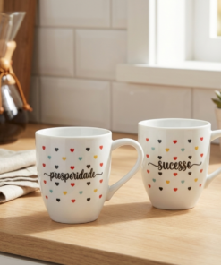 Caneca de Porcelana Decorada Western