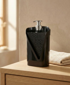 dispenser sabonete líquido preto