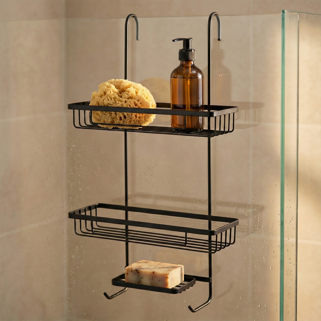 porta shampoo box preto