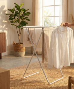 Varal Slim com Abas para Roupas 15kg Branco