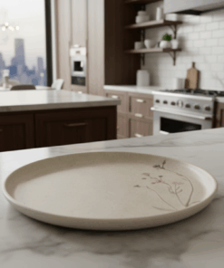 Prato de sobremesa Campestre Bio Stoneware Porto Brasil 22cm