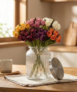 pote de vidro com tampa hermética