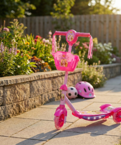 PATINETE COM- CESTA ROSA DM TOYS