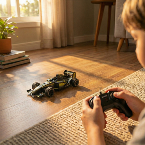 Carro de Controle Remoto Racing 4 Funções Recarregável Racing