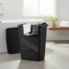 Cesto de Roupa Linha Juta 45 Litros Preto Jaguar Utilidades