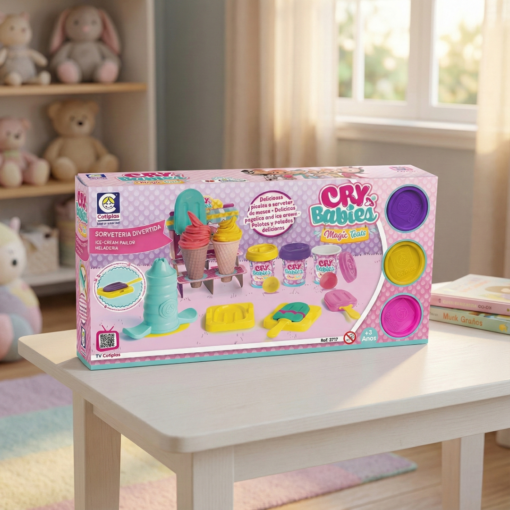 Brinquedo Sorveteria Divertida Cry Babies Cotiplás
