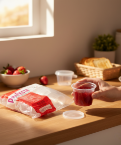 pote plástico 250ml com tampa