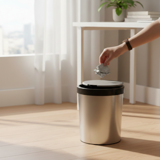 Lixeira Escritório 10L Metálica Plástico Injetado Arqplast