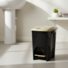 Lixeira com Pedal 7 Litros Ecoblack Plasutil Preta