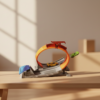 pista hot wheels acrobacias