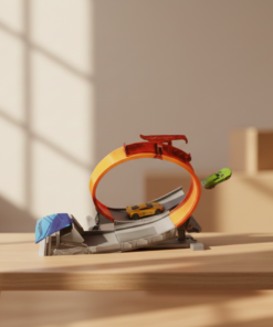 pista hot wheels acrobacias