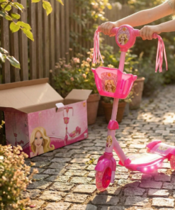 PATINETE COM- CESTA ROSA DM TOYS