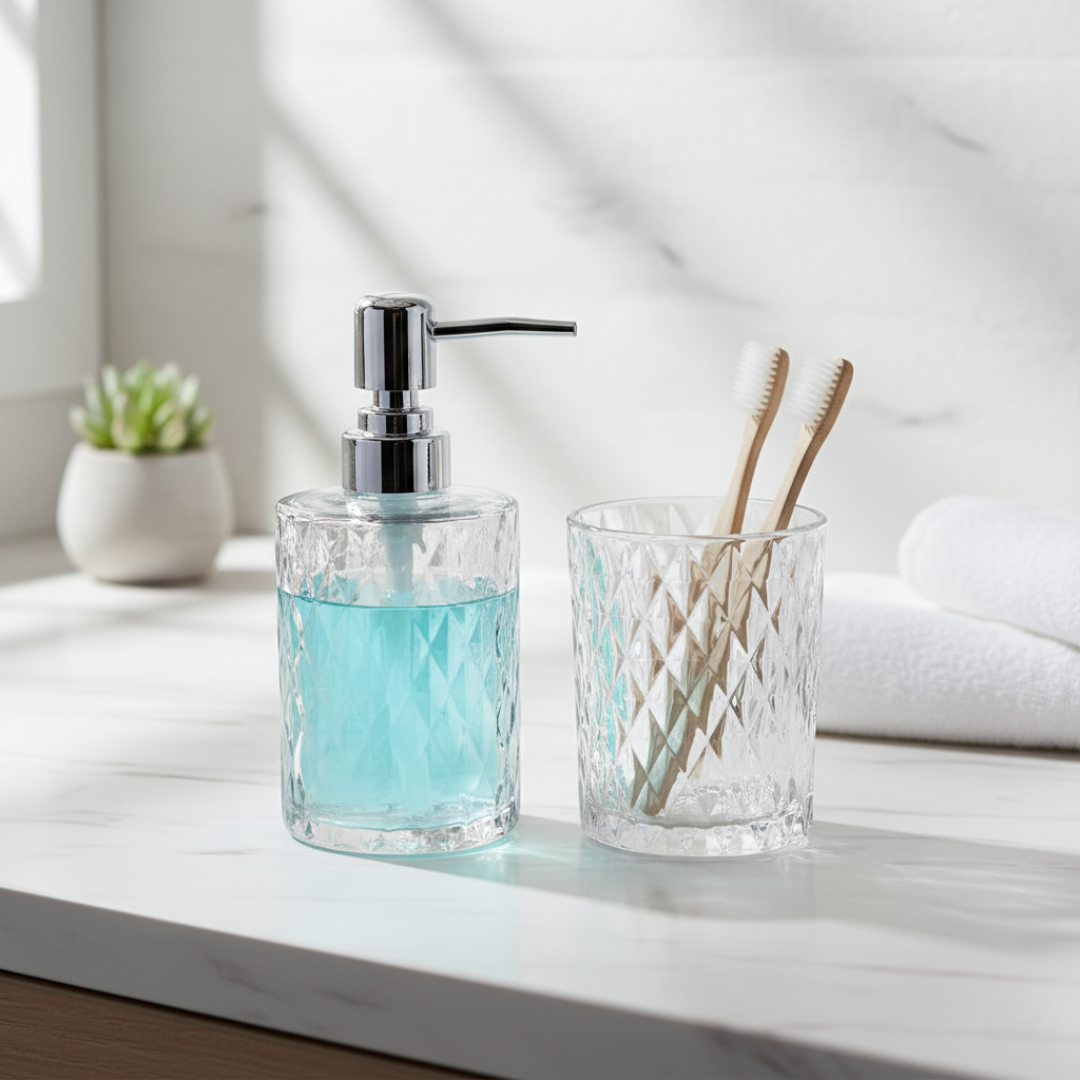 conjunto banheiro vidro diamond