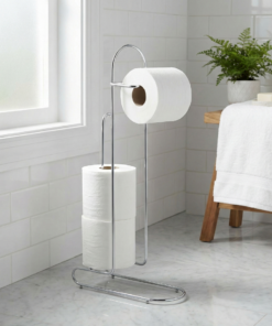 suporte papel higiênico chão