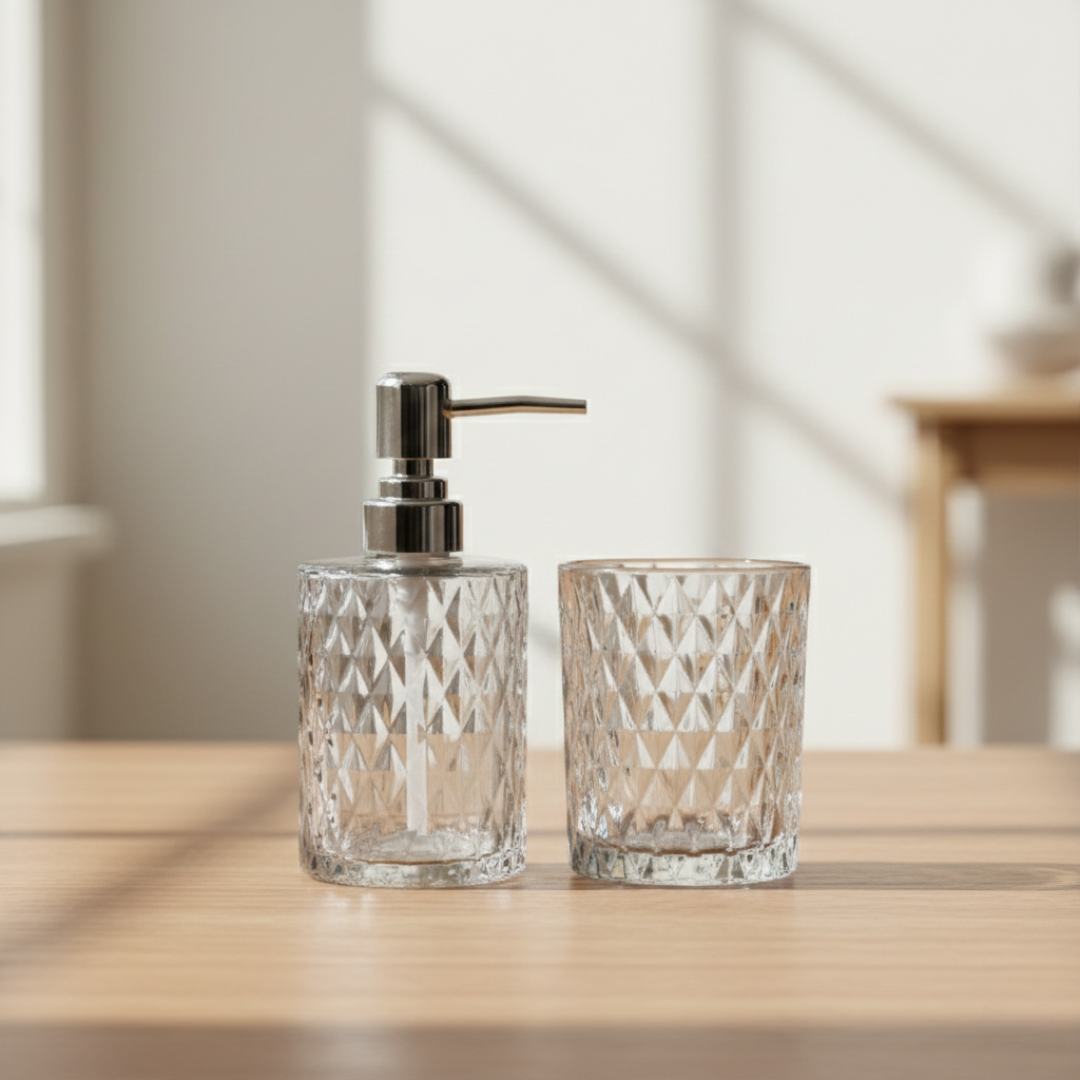 conjunto banheiro vidro diamond