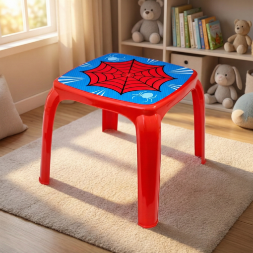 Mesa Infantil Decorada Teia Usual Plastic