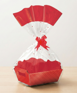 Kit cesta organizadora vermelha G