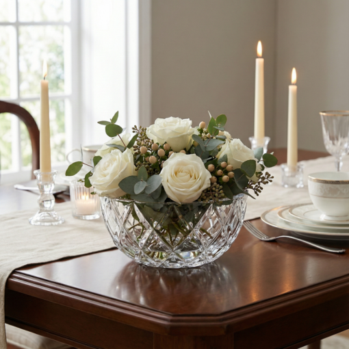 Centro de Mesa Cristal 18cm Lyor
