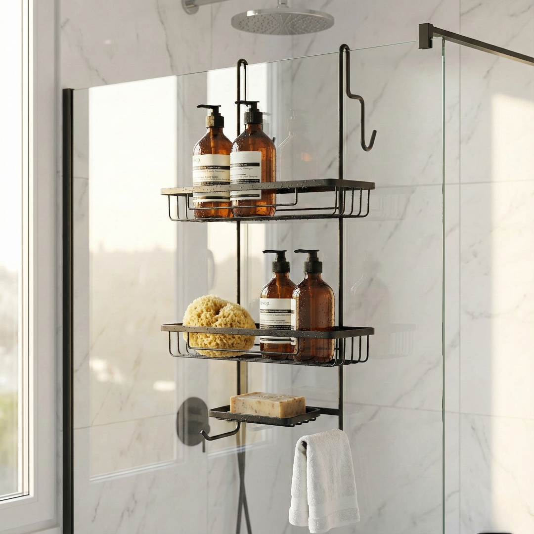 porta shampoo box preto