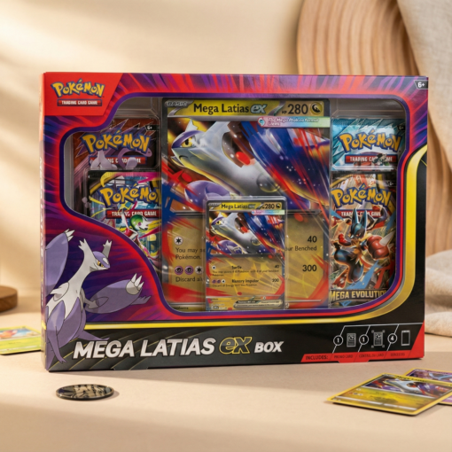 Megaevolução Pokémon Box Mega Latias EX Copag