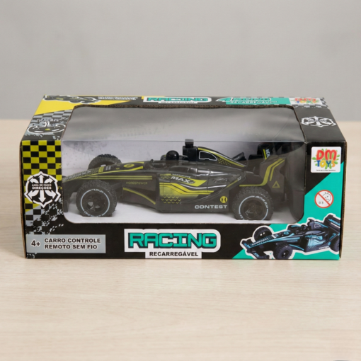Carro de Controle Remoto Racing 4 Funções Recarregável Racing