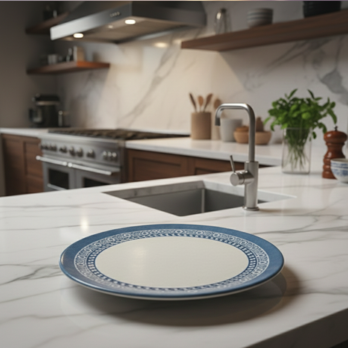 Prato Raso Stoneware Kasbah Coup Porto Brasil 27cm