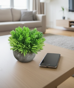 Arranjo Planta Artificial Vaso em Cerâmica 13X9cm