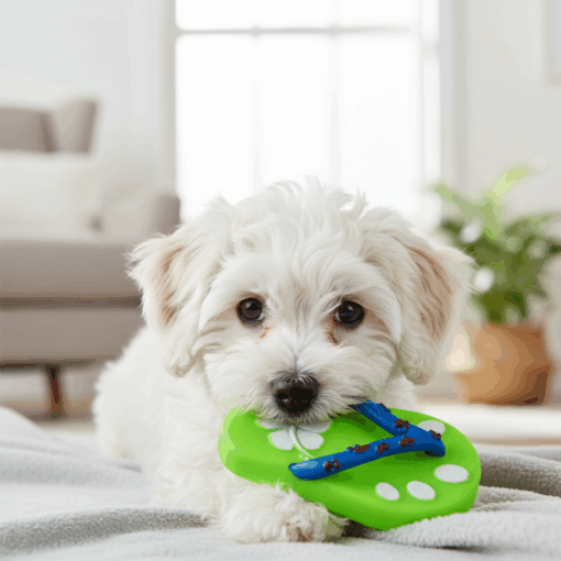 Chinelo de Borracha Brinquedo para Pet Wellmix