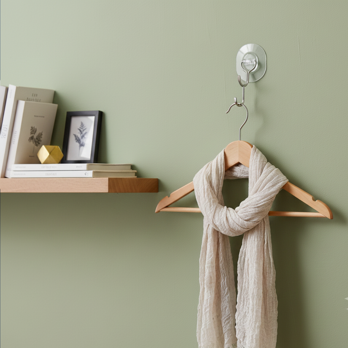 Gancho Adesivo de Plástico 6uni 5kgs Multiuso Transparente