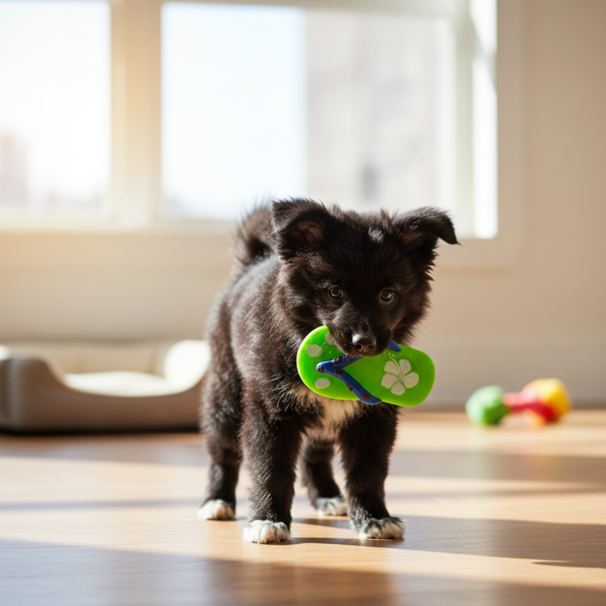 chinelo de Borracha Brinquedo para pet Wellmix