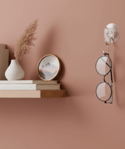 Gancho Adesivo de Plástico 6uni 5kgs Multiuso Transparente