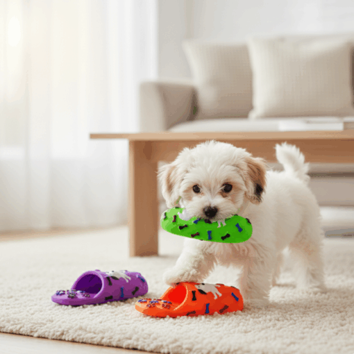 Crocs de Borracha Brinquedo para Pet Wellmix