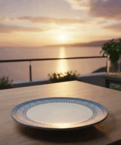 Prato Raso Stoneware Kasbah Coup Porto Brasil 27cm