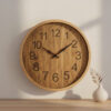 relogio de parede madeira Lyor