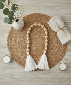 Colar Decorativo boho para mesas com Design Artesanal