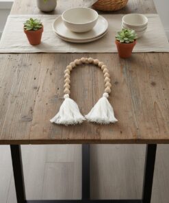 Colar Decorativo boho para mesas com Design Artesanal