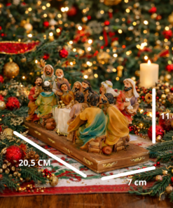 Decoração da Última Ceia Religiosa em Resina Wincy