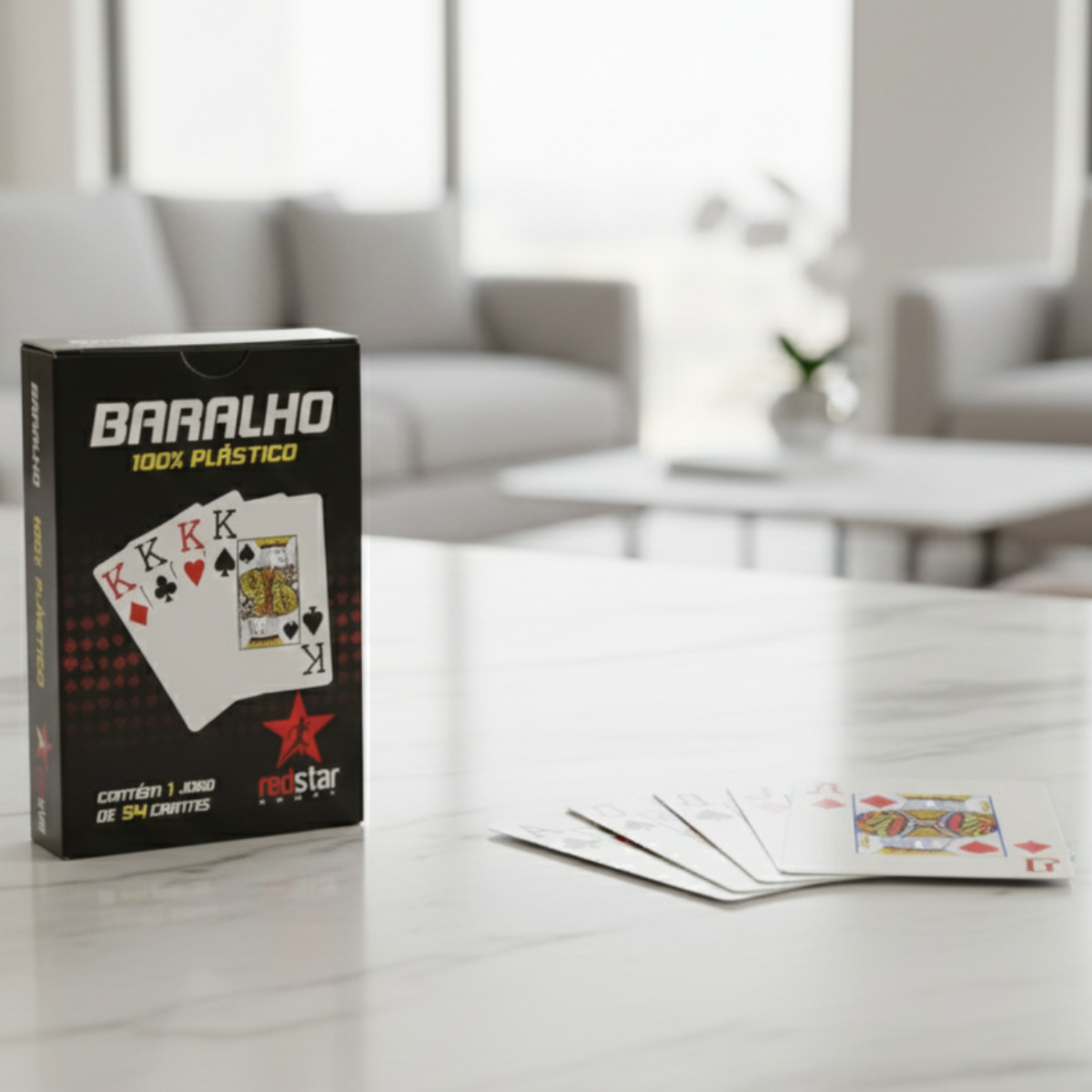 Baralho De Truco Com 54 Cartas Red Star