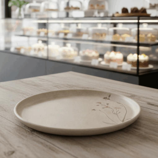 Prato de Sobremesa Campestre Bio Stoneware Porto Brasil