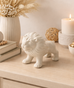 Estatueta de Leão Grande para Decoração
