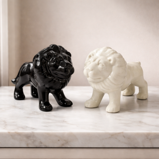 Estatueta de Leão Grande para Decoração