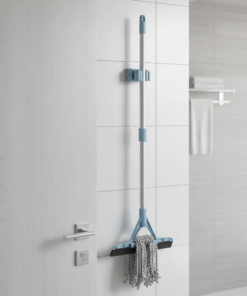 Kit 4 Gancho Adesivo de Plástico para Vassoura e Rodo