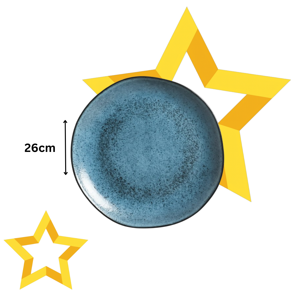 Prato Raso Petroleum Orgânico Porto Brasil 26cm