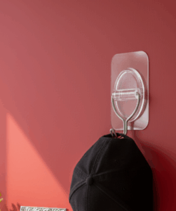 Gancho Adesivo Multiuso Metal 5,5kg Transparente