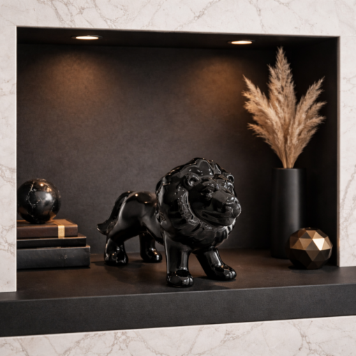Estatueta de Leão Pequeno para Decoração