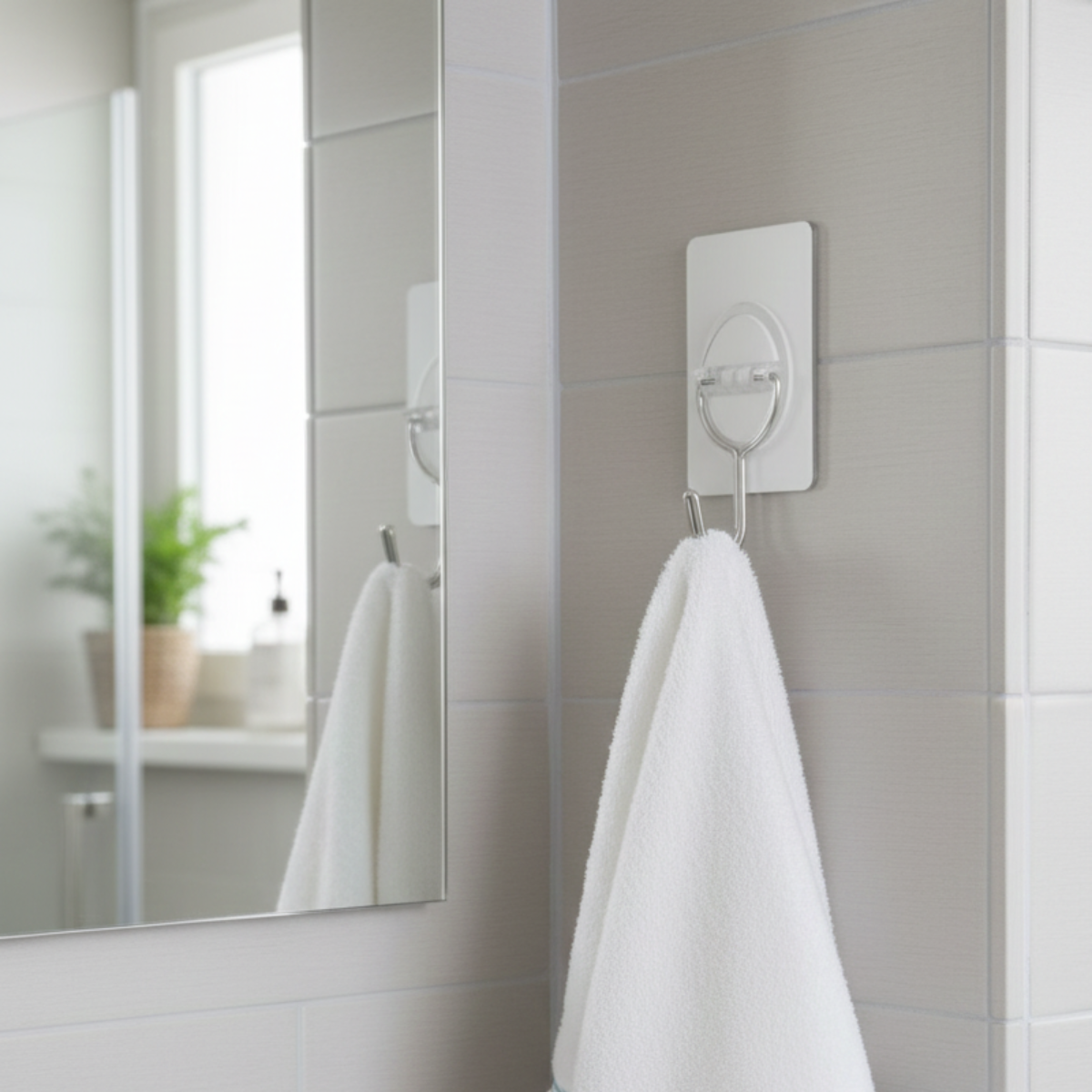 Gancho Adesivo de Plástico 3uni 15kg Multiuso Transparente